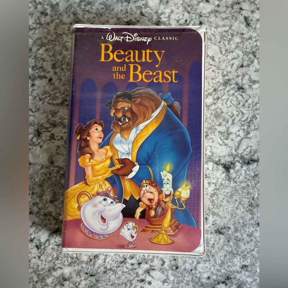 Disney Beauty and the Beast VHS Black Diamond Vintage